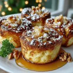 There’s something irresistibly comforting about baked French toast muffins, especially when they are infused with the sweet and tart flavor of fresh apples. This delightful dish is perfect for any time of day—whether you're looking for a cozy breakfast, a relaxed brunch with friends, or even a sweet dessert to cap off a meal. What makes these muffins particularly appealing is their ability to transform day-old bread into a mouthwatering treat that boasts a satisfying mix of flavors and textures.