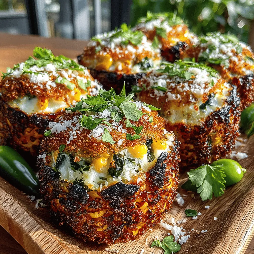 Hatch Chili Corn Poppers are an exciting culinary creation that showcases the vibrant and fiery essence of Hatch green chiles. These chiles are celebrated for their unique flavor profile, which ranges from mild to spicy, making them a versatile ingredient that can elevate a variety of dishes. The combination of sweet corn, creamy cheeses, and a crispy panko coating results in an irresistible appetizer that is perfect for gatherings, parties, or simply as a delightful snack to enjoy at home. Whether you choose to bake or fry them, Hatch Chili Corn Poppers are sure to be a hit with family and friends.