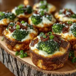 In the world of snack recipes, few combinations are as irresistible as those that marry health and indulgence. With a growing emphasis on wellness and nutrition, home cooks are constantly searching for ways to incorporate more vegetables into their diets without sacrificing flavor. Enter Cheesy Bacon Broccoli Bites—a delightful snack that perfectly balances the nutritional benefits of broccoli with the rich, savory appeal of cheese and bacon. This recipe offers a unique opportunity to enjoy a vegetable-packed treat that is both satisfying and delicious.