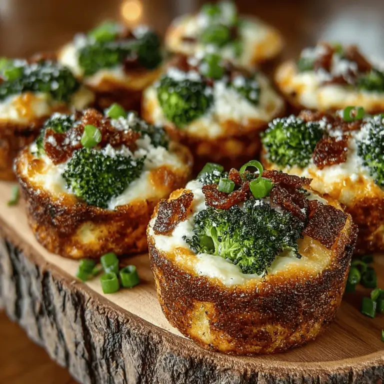 In the world of snack recipes, few combinations are as irresistible as those that marry health and indulgence. With a growing emphasis on wellness and nutrition, home cooks are constantly searching for ways to incorporate more vegetables into their diets without sacrificing flavor. Enter Cheesy Bacon Broccoli Bites—a delightful snack that perfectly balances the nutritional benefits of broccoli with the rich, savory appeal of cheese and bacon. This recipe offers a unique opportunity to enjoy a vegetable-packed treat that is both satisfying and delicious.