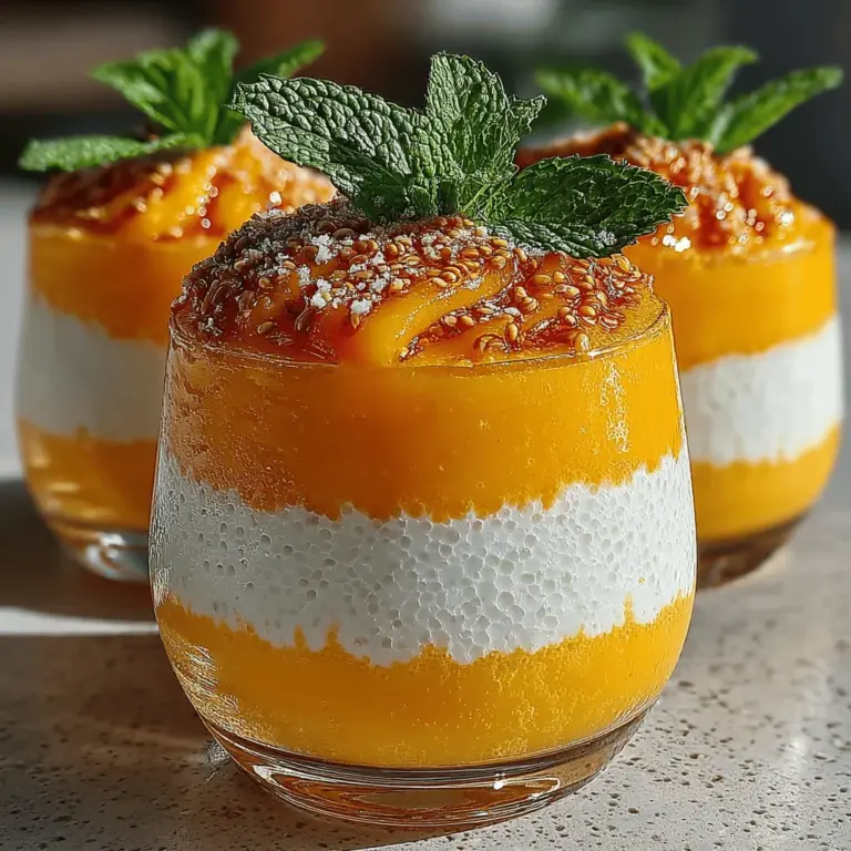 As the warm sun graces us with its presence, the craving for refreshing treats begins to intensify. Frozen desserts have surged in popularity, becoming a staple for those looking to cool down while savoring something sweet. Among the myriad of options available, the Tropical Bliss Frozen Mango Chia Greek Cups stand out as a delightful concoction that combines flavor, nutrition, and visual appeal. This recipe not only satisfies your sweet tooth but also provides a healthful alternative to traditional ice cream and sugary snacks.