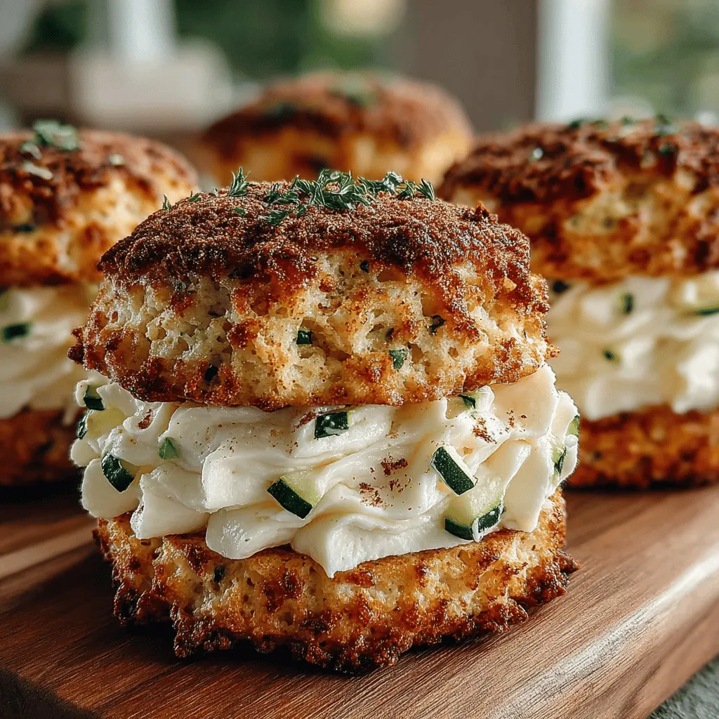 In the world of culinary delights, zucchini often takes center stage as a versatile ingredient, capable of transforming both sweet and savory dishes. Traditionally associated with savory preparations like ratatouille or grilled vegetables, zucchini is now making its mark in the dessert realm, providing unexpected flavor and moisture to a variety of sweet treats. One of the standout recipes that showcase this delightful vegetable is Zucchini Cookie Sandwiches. This creative dessert option not only surprises with its unique flavor but also offers a wonderful balance of textures, featuring soft, chewy cookies enveloping a rich, creamy filling.