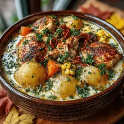 Autumn Harvest Chicken and Corn Stew: A Comforting Delight