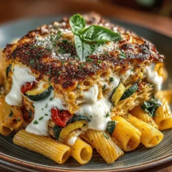 Cheesy Delight Neapolitan Pasta Bake