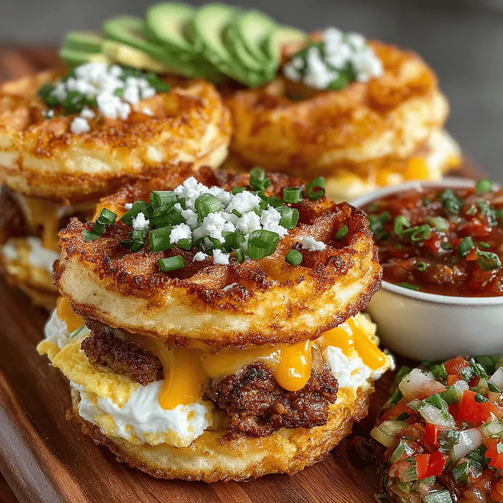 In the world of breakfast options, finding something that excites the palate and energizes the morning routine can often be a challenge. Enter the Mini Breakfast Taco Waffle Sliders—a culinary delight that combines the best elements of waffles, breakfast tacos, and sliders into one mouthwatering package. This innovative recipe not only stands out for its unique combination of flavors and textures but also offers a fun and satisfying way to kickstart your day. Whether you're hosting a family brunch, planning a weekend gathering, or simply looking for a quick and delicious weekday breakfast, these sliders are sure to impress.
