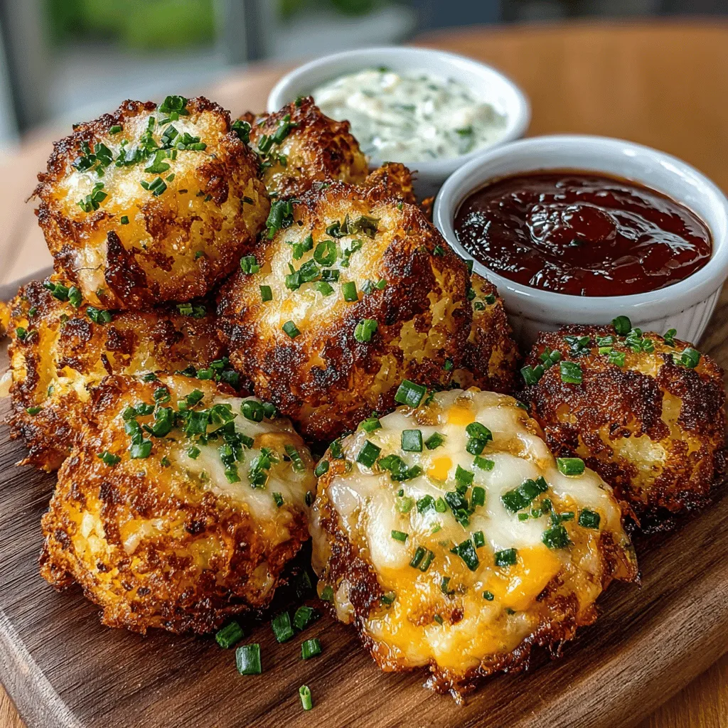 In the ever-evolving landscape of comfort food, few dishes can evoke the same level of nostalgia and satisfaction as a crispy tot. However, as more people strive to embrace healthier eating habits, the challenge becomes how to enjoy these beloved treats without compromising on nutrition. Enter Cheesy Mini Cauliflower Tots—an innovative recipe that cleverly transforms cauliflower into bite-sized delights that are both delicious and nutritious. By artfully combining cheeses, seasonings, and a handful of simple ingredients, you can create a batch of these cheesy morsels that will delight palates of all ages, making them a perfect addition to any meal or snack time.