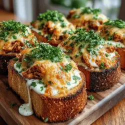 If you’re looking to spice up your mealtime routine with a dish that’s both easy to make and bursting with flavor, look no further than Spicy Green Chili Chicken Toast Melts. This delectable recipe combines tender, seasoned chicken with a creamy, cheesy filling, all nestled on toasted bread. The result is a mouthwatering melt that strikes a perfect balance between heat and richness, making it a fantastic choice for family dinners, game day snacks, or casual gatherings with friends.