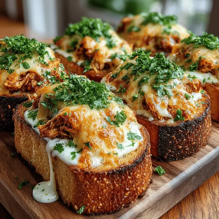 If you’re looking to spice up your mealtime routine with a dish that’s both easy to make and bursting with flavor, look no further than Spicy Green Chili Chicken Toast Melts. This delectable recipe combines tender, seasoned chicken with a creamy, cheesy filling, all nestled on toasted bread. The result is a mouthwatering melt that strikes a perfect balance between heat and richness, making it a fantastic choice for family dinners, game day snacks, or casual gatherings with friends.