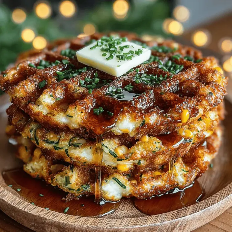 In recent years, waffles have emerged as a versatile meal option that transcends the boundaries of breakfast. These delightful treats can easily transition from morning sustenance to an elegant brunch centerpiece or even a savory side dish for dinner. Among the myriad of waffle recipes available, Zucchini Cornbread Waffles stand out for their unique fusion of flavors and nutritional benefits. This dish offers a delightful balance of sweet and savory, making it a perfect choice for anyone looking to elevate their waffle game.