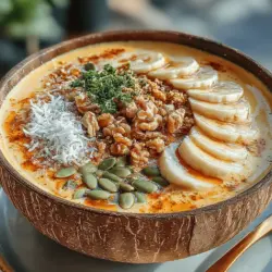 Crafting the perfect pumpkin spice smoothie bowl is as much about flavor as it is about texture. Achieving the right consistency is crucial for a bowl that is thick enough to hold toppings but not so thick that it becomes difficult to eat.