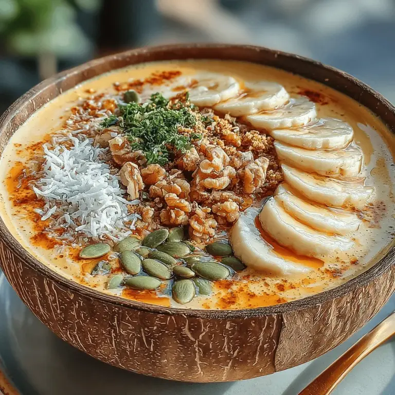 Crafting the perfect pumpkin spice smoothie bowl is as much about flavor as it is about texture. Achieving the right consistency is crucial for a bowl that is thick enough to hold toppings but not so thick that it becomes difficult to eat.