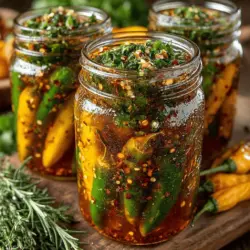 When it comes to creating unique and tantalizing dishes, few ingredients offer the versatility and flavor profile of banana peppers. This recipe for Zesty Spicy Sweet Banana Pepper Delights showcases an exciting blend of zesty, spicy, and sweet flavors that will awaken your taste buds and elevate your culinary repertoire. Whether you're looking for a new appetizer, condiment, or snack, these delightful peppers are sure to impress your family and friends.