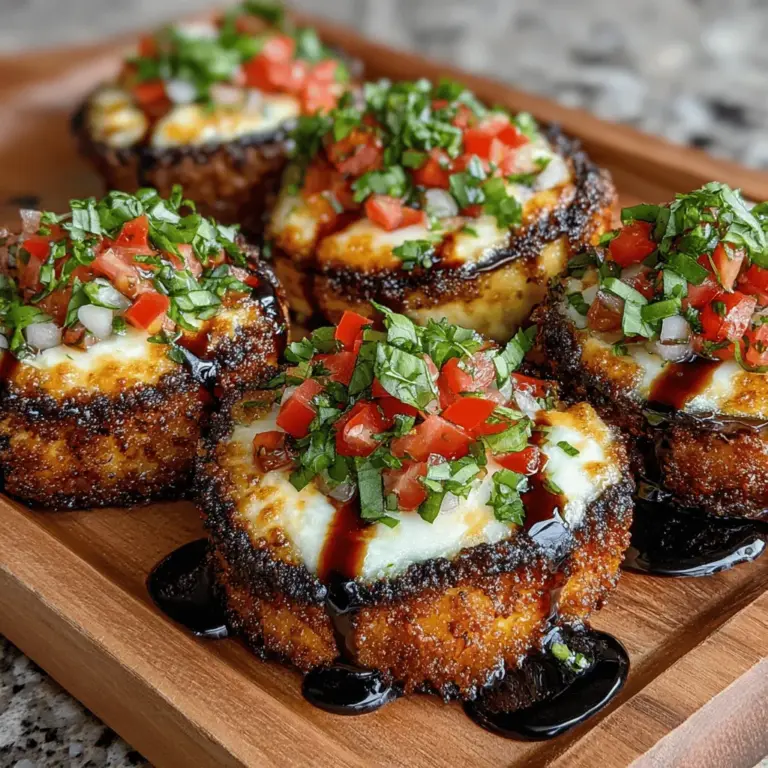 When preparing Mini Breakfast Eggplant Rounds, achieving the right thickness of your eggplant slices is crucial for ensuring even cooking. Aim for slices that are approximately ¼ inch thick; this thickness allows the eggplant to cook through without becoming mushy while still retaining a slight bite. If the slices are too thin, they may crisp up too much and dry out, losing the creamy texture that makes eggplant so delightful. Conversely, overly thick slices may not cook evenly and could result in a soggy center. By maintaining a consistent thickness, you set yourself up for perfectly roasted eggplant rounds.