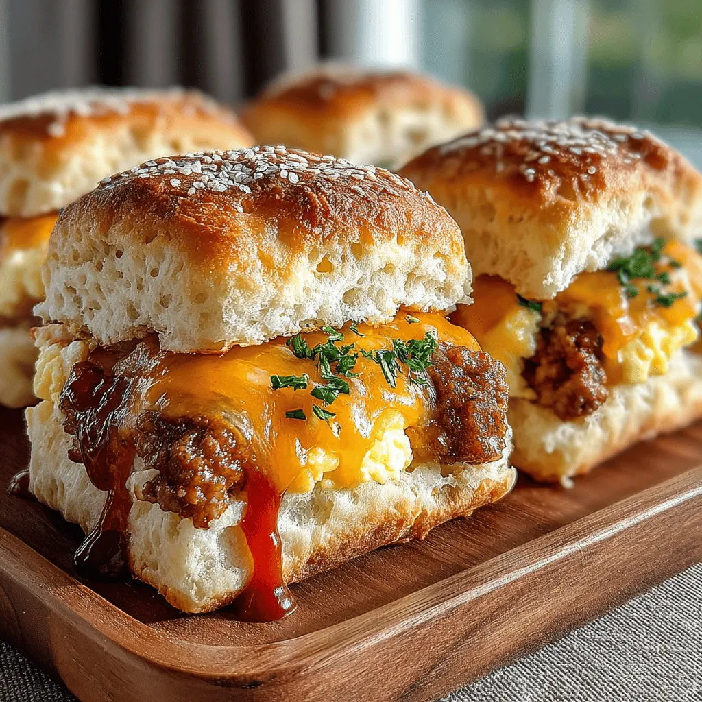 Breakfast is often touted as the most important meal of the day, and for good reason. A well-balanced breakfast fuels our bodies and minds, setting the tone for a productive day ahead. However, in the hustle and bustle of modern life, many people struggle to find time for a hearty morning meal. Enter breakfast sliders—a delightful and convenient solution that combines flavor, nutrition, and portability in one bite-sized package. In particular, the Mini Sausage & Egg Biscuit Sliders have soared in popularity, making them a must-try recipe for anyone seeking a satisfying breakfast that can be prepared quickly and enjoyed on the go.