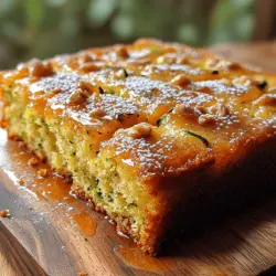 To achieve a well-blended mixture for your Zesty Honey Lemon Zucchini Cake, start by sifting together the dry ingredients. This step is crucial as it helps to aerate the flour, ensuring that your cake remains light and fluffy. Combine all-purpose flour, baking powder, baking soda, and salt in a mixing bowl. Whisk them together until they are evenly distributed. This not only ensures that the leavening agents are well mixed but also helps to prevent any lumps from forming in your batter, leading to a smoother cake texture. If you want to add a twist, consider incorporating a teaspoon of cinnamon or nutmeg for an extra layer of flavor.