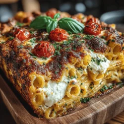 Cheesy Neapolitan Delight Pasta Bake