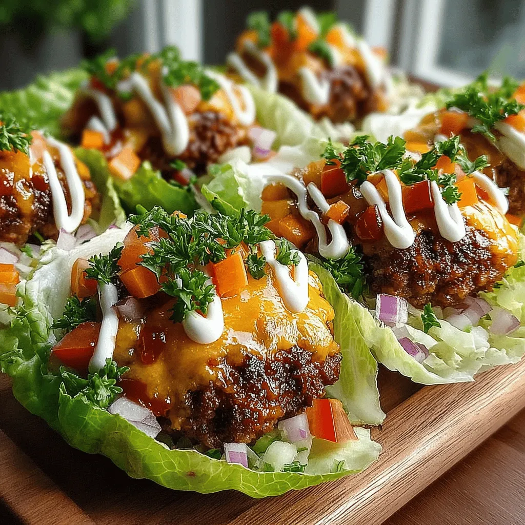 In a world where healthy eating often feels synonymous with sacrifice, the recipe for Mini Cheeseburger Lettuce Cups emerges as a delightful exception. This innovative take on the beloved cheeseburger encapsulates all the savory flavors we adore while significantly reducing carbohydrates. Whether you are searching for a quick weeknight dinner option or an enticing appetizer that will impress guests at your next gathering, these bite-sized delights are sure to satisfy.