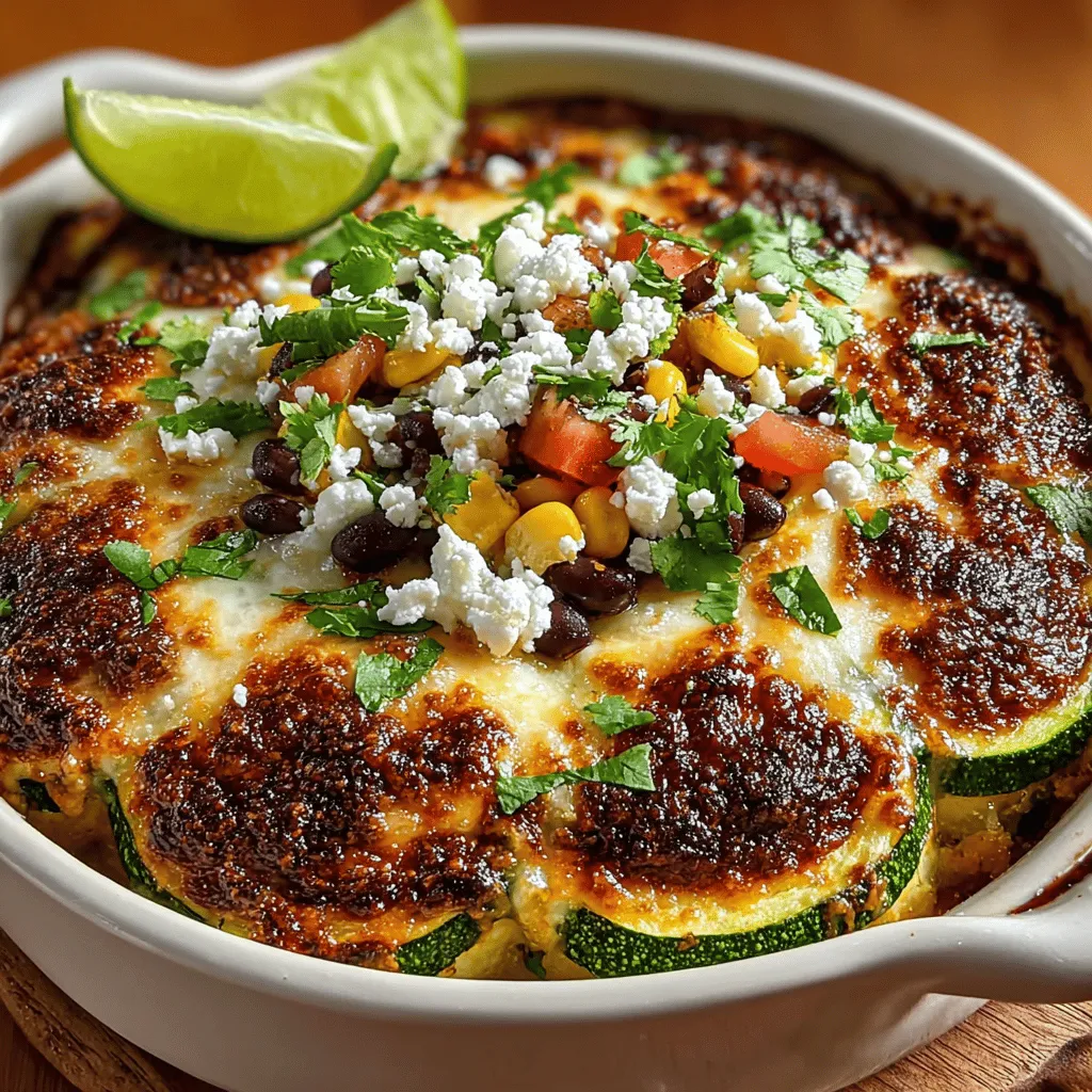 In the world of culinary delights, few dishes combine freshness and flavor as beautifully as a Zesty Zucchini Salsa Verde Bake. This vibrant recipe not only showcases the humble zucchini but also incorporates a medley of wholesome ingredients, making it a perfect choice for health-conscious eaters and flavor enthusiasts alike. The dish is a celebration of seasonal produce, bringing together the crispness of zucchini with the vibrant tang of salsa verde, creating a meal that is both satisfying and nutritious. Whether you're looking for a hearty main course or a fulfilling side dish, this bake promises to deliver an explosion of flavors that will tantalize your taste buds.