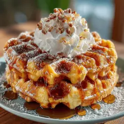 When it comes to serving your Golden Harvest Fluffy Pumpkin Waffles, the sky's the limit. Creative toppings can elevate your waffle experience from ordinary to extraordinary. Here are some delightful suggestions: