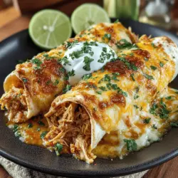 Spicy Southwestern Delight: Crockpot Chicken and Hatch Chili Enchiladas
