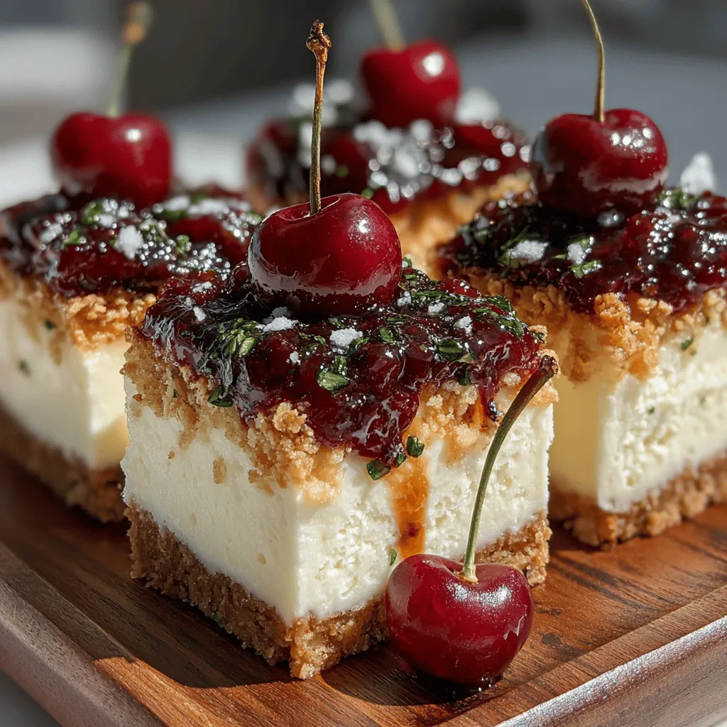 When the sun shines bright and the temperature rises, nothing beats the allure of a cool, refreshing dessert. Enter Frozen Yogurt Cherry Cheesecake Slices—a delightful treat that perfectly balances the creamy richness of cheesecake with the tangy sweetness of cherries. This recipe is not just a seasonal indulgence; it's a versatile dessert that can elevate any summer gathering, family celebration, or casual afternoon snack. With its easy prep, no-bake requirement, and customization options, this frozen delight is sure to please both your taste buds and your health-conscious side.