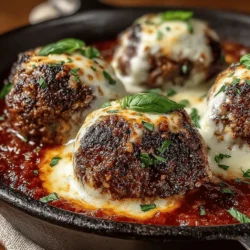 Baked Neapolitan Meatballs