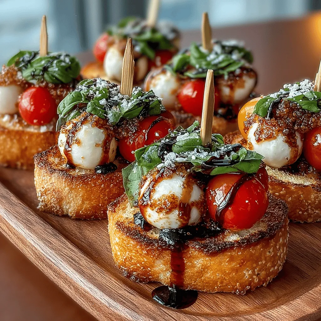 The Caprese salad, with its vibrant combination of fresh mozzarella, ripe tomatoes, and aromatic basil, has long been a staple in Italian cuisine. This classic dish is celebrated not only for its delightful flavors but also for its eye-catching presentation. Over the years, the Caprese concept has evolved into various forms, including skewers, which offer a fun and convenient way to enjoy these fresh ingredients. Enter the Mini Caprese Sandwich Skewers—a delightful appetizer or snack that captures the essence of the traditional salad while adding a modern twist.