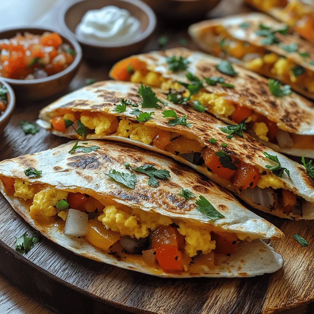 Breakfast quesadillas have surged in popularity over recent years, becoming a staple for many who seek a delicious yet convenient morning meal. With their warm, crispy tortillas and savory fillings, they offer a satisfying start to the day that is both quick to prepare and enjoyable to eat. As our lives get busier, the demand for nutritious breakfast options that don't skimp on flavor becomes increasingly important. Enter the Mini Breakfast Quesadilla Wedges—a delightful solution for those hectic mornings when you need something hearty and energizing without spending too much time in the kitchen.