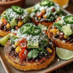 Start your day off right with a delicious and nutritious breakfast that combines vibrant flavors and wholesome ingredients. The Crunchy Morning Bliss Tostadas are not only visually appealing but also packed with protein, fiber, and healthy fats, making them a perfect choice for a balanced morning meal. This recipe brings together the delightful crunch of corn tortillas, the creaminess of ripe avocados, and a medley of fresh vegetables, ensuring that each bite is as satisfying as it is nourishing.