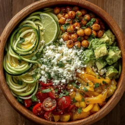 Refreshing Zucchini Power Bowl: A Wholesome Delight