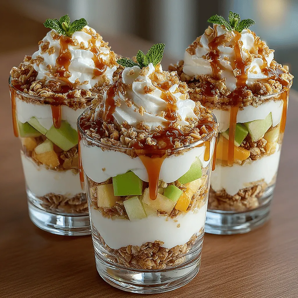 To create the foundation of your Apple Pie Yogurt Parfaits, you must first prepare the apples. Start by peeling, coring, and slicing your favorite apples—Granny Smith and Honeycrisp are excellent choices due to their balance of tartness and sweetness. Once sliced, place the apples in a mixing bowl and drizzle them with fresh lemon juice. This not only helps to prevent browning but also adds a bright acidity that enhances the overall flavor.