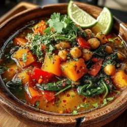 Harvest Harmony: Butternut Squash & Chickpea Stew