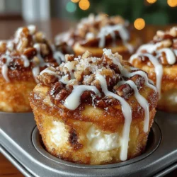 In recent years, mini desserts have surged in popularity, becoming the go-to choice for gatherings, celebrations, and even casual indulgences at home. Their bite-sized nature makes them incredibly appealing, allowing guests to savor a variety of flavors without the commitment of a full-sized dessert. Among these delightful treats, Mini Cinnamon Roll Cheesecake Bites stand out as a particularly enticing option. This innovative recipe combines the warm, comforting flavors of traditional cinnamon rolls with the rich, creamy goodness of cheesecake, resulting in an irresistible fusion that is sure to please any palate.