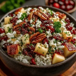 Cranberry Apple Wild Rice Salad: A Flavorful Celebration of Fall
