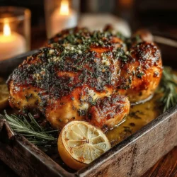 When it comes to comforting and satisfying meals, few dishes can compete with a perfectly roasted rotisserie chicken. The appeal of homemade rotisserie chicken lies not only in its tantalizing aroma and golden-brown skin but also in the ability to customize the flavors to suit your palate. Imagine the warmth of a family gathering where the centerpiece is a freshly roasted chicken, infused with the rich flavors of garlic and a medley of fresh herbs. This Garlic Herb Rotisserie Chicken recipe is not just a meal; it’s an experience that brings loved ones together around the table.