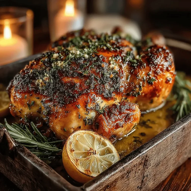 When it comes to comforting and satisfying meals, few dishes can compete with a perfectly roasted rotisserie chicken. The appeal of homemade rotisserie chicken lies not only in its tantalizing aroma and golden-brown skin but also in the ability to customize the flavors to suit your palate. Imagine the warmth of a family gathering where the centerpiece is a freshly roasted chicken, infused with the rich flavors of garlic and a medley of fresh herbs. This Garlic Herb Rotisserie Chicken recipe is not just a meal; it’s an experience that brings loved ones together around the table.