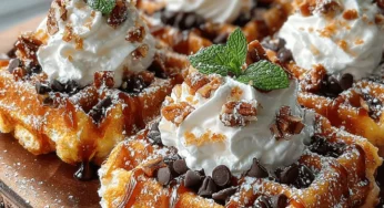 Mini Pumpkin Waffle Nachos: A Delicious Fall Treat