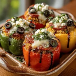 Colorful Charcuterie Board Stuffed Bell Peppers