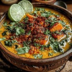 Fiery Pumpkin & Red Lentil Dahl: A Flavorful Journey