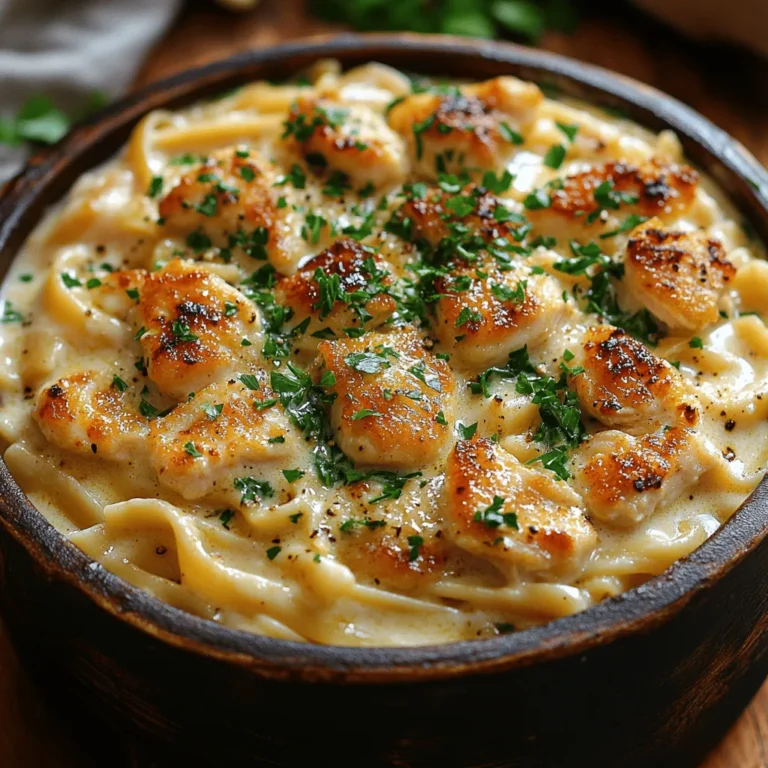 When it comes to weeknight dinners, few dishes can match the comforting allure of Creamy Dreamy One-Pot Chicken Alfredo Pasta. This delightful recipe combines tender chicken and perfectly cooked pasta enveloped in a rich, creamy Alfredo sauce, creating a delicious meal that is as satisfying as it is easy to prepare. The beauty of this dish lies not only in its flavor but also in its simplicity; everything is prepared in a single pot, making it an ideal choice for those who want to minimize cleanup without sacrificing taste.