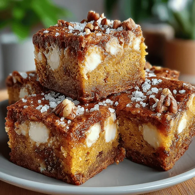 When it comes to indulgent desserts, few things can rival the rich, chewy goodness of blondies. These delightful confections, often described as the lighter counterpart to brownies, boast a unique flavor profile that balances sweetness with a hint of buttery richness. Unlike their chocolatey counterparts, blondies are typically made with brown sugar, which imparts a warm, caramel-like sweetness and a soft, fudgy texture. As we transition into the fall season, the allure of pumpkin-infused desserts becomes irresistible, inviting us to embrace the cozy flavors that define this time of year.