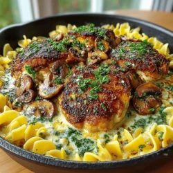 If you're on the hunt for a comforting and flavorful dish that can elevate your weeknight dinners, look no further than the Creamy Garlic Mushroom Chicken Skillet. This dish brings together tender chicken breasts, earthy cremini mushrooms, and a rich, creamy garlic sauce that envelops every bite in mouthwatering goodness. It's not just a meal; it's an experience that combines simplicity with sophistication, making it perfect for families, dinner parties, or even a cozy night in.