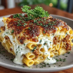 Cheesy Turkey and Spinach Pasta Bake