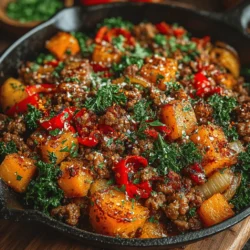 Savory Turkey and Sweet Potato Skillet: A Deliciously Nutritious Meal