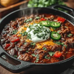 Spicy Family Delight: Quick Beef and Bean Chili