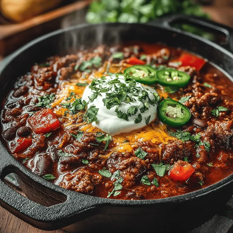 In the realm of comfort foods, few dishes rival the hearty embrace of a well-made chili. This Spicy Family Delight: Quick Beef and Bean Chili is not merely a meal; it’s an experience that brings families together around the dinner table. Imagine a steaming bowl of rich, flavorful chili, its vibrant colors inviting you to dive in. This dish is not only a feast for the senses but also a quick and nutritious option that fits seamlessly into busy weeknight schedules or cozy weekend gatherings.