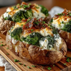 When it comes to comfort food, few dishes hit the mark quite like baked potatoes. They are versatile, satisfying, and can be customized in countless ways to suit any palate. Among the many variations, Cheesy Broccoli Stuffed Baked Potatoes stand out as a delicious and nutritious meal option that combines the heartiness of a baked potato with the vibrant flavors of broccoli and cheese. This recipe is not only a crowd-pleaser but also a fantastic way to sneak in some vegetables, making it a perfect choice for families looking to balance indulgence with health.