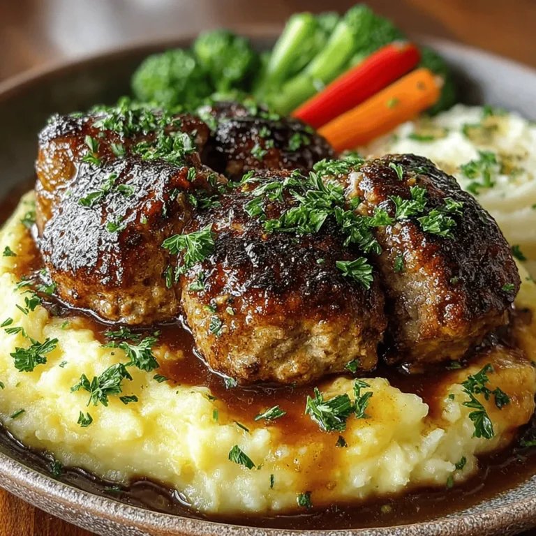 Salisbury Steak is a quintessential comfort food that evokes nostalgia and warmth. This dish, often associated with hearty family dinners, combines ground beef with savory seasonings and is typically served with a rich gravy. Unlike its frozen, store-bought counterparts, homemade Salisbury Steak allows for creativity and customization, ensuring that each bite is packed with flavor and quality. In this article, we will delve into the delectable recipe known as Savory Salisbury Steak Delight, a family favorite that promises to bring everyone to the table.