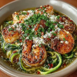 Garlic Butter Shrimp with Zucchini Noodles: A Culinary Delight