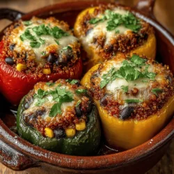 When it comes to creating a meal that is both visually appealing and packed with nutrition, few dishes can match the vibrancy and heartiness of Colorful Quinoa & Black Bean Stuffed Peppers. This recipe not only tantalizes the taste buds with its rich flavors and textures but also serves as a wholesome option for anyone looking to embrace a healthier lifestyle. Whether you are vegetarian, vegan, or simply seeking to incorporate more plant-based meals into your diet, this dish is a perfect fit.